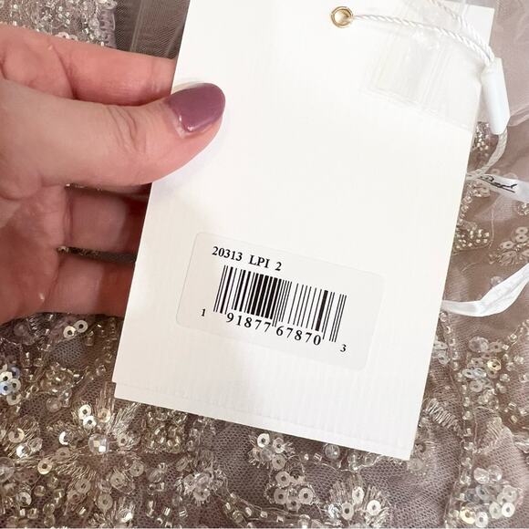 Mac Duggal Lavender Maxi Dress - Picture 7 of 11